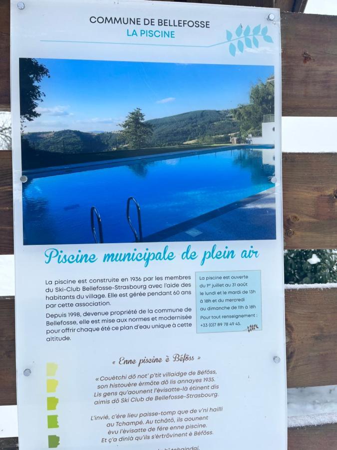 Maison Independante De Montagne En Alsace Bellefosse Exteriör bild